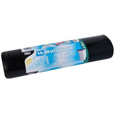 Papstar 12328 Müllbeutel Schwarz - 150 L, 10 St. Papstar 12328 Müllbeutel Schwarz - 150 L, 10 St.