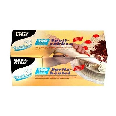 Papstar 12474 Transparent Spritzbeutel LLDPE - Spritz Bag Papstar 12474 Transparent Spritzbeutel LLDPE - Spritz Bag