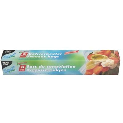 Papstar 14194 sac de conservation alimentaire - 3 L - 15 pièces - Transparent - Publicité Papstar 14194 sac de conservation alimentaire - 3 L - 15 pièces - Transparent - Publicité