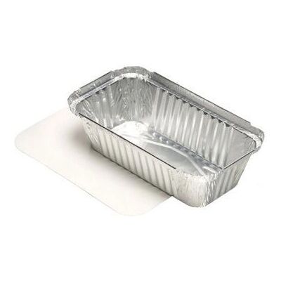 Papstar 14517 Aluminium Einweg-Lebensmittelbehälter - Quadratisch, 700ml Papstar 14517 Aluminium Einweg-Lebensmittelbehälter - Quadratisch, 700ml