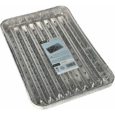 Papstar 14530 Wegwerplaat in Aluminium - Rechthoekig - 5 Stuks Papstar 14530 Wegwerplaat in Aluminium - Rechthoekig - 5 Stuks