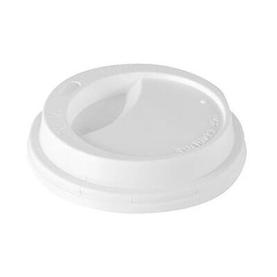 Papstar Weißes Kaffeetassen-Deckel - 8 cm, 100 Stück Papstar Weißes Kaffeetassen-Deckel - 8 cm, 100 Stück