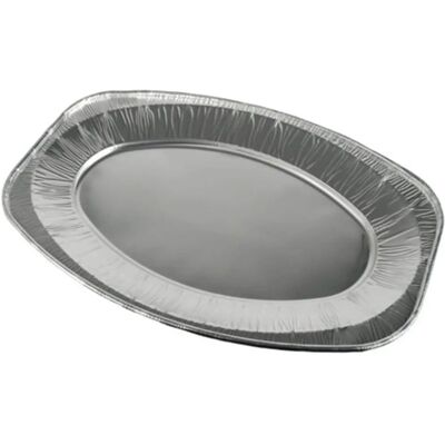 Starpak 430x290mm Silber Oval Servierplatte - Servierplatte Starpak 430x290mm Silber Oval Servierplatte - Servierplatte