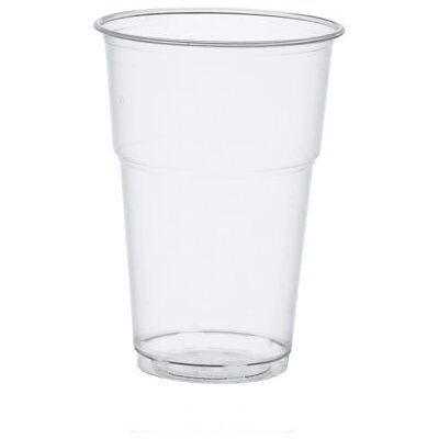 Papstar 16175 Einwegbecher - 70 Stk, 400ml, Transparent, PLA Papstar 16175 Einwegbecher - 70 Stk, 400ml, Transparent, PLA