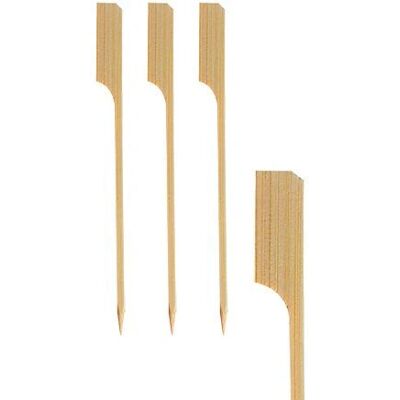 Brochettes en bambou Papstar 250 - Finger food - 12cm - Publicité Brochettes en bambou Papstar 250 - Finger food - 12cm - Publicité