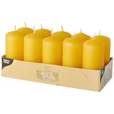 Papstar - 17917 - Amarelo - 40-90 mm - Vela Papstar - 17917 - Amarelo - 40-90 mm - Vela