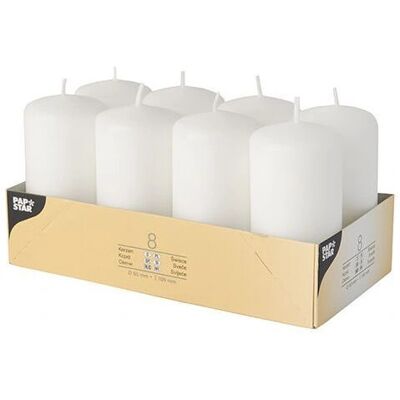 Papstar 17984 Witte Waskaars Cilinder - Kaarsen Papstar 17984 Witte Waskaars Cilinder - Kaarsen