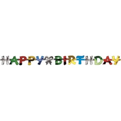 PAP STAR Hängende Buchstaben 1,7m Happy Birthday - Partydekoration PAP STAR Hängende Buchstaben 1,7m Happy Birthday - Partydekoration