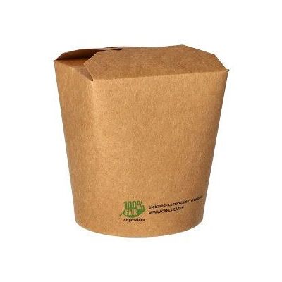 Papstar 87270 Récipient alimentaire écologique - 470ml, Marron, FSC - Publicité Papstar 87270 Récipient alimentaire écologique - 470ml, Marron, FSC - Publicité