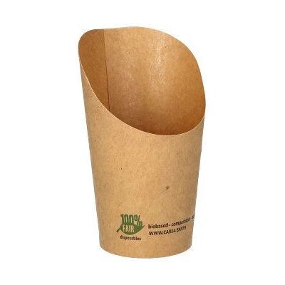 Papstar 87271 Gobelet jetable écologique - 230ml - Marron - Publicité Papstar 87271 Gobelet jetable écologique - 230ml - Marron - Publicité