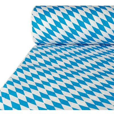 Papstar 88162 Blau-Weiß Damast Einweg-Tischdecke - Geschirr Papstar 88162 Blau-Weiß Damast Einweg-Tischdecke - Geschirr