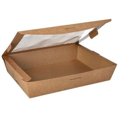 Papstar 87253 Umweltfreundliche Lebensmittelbehälter - FSC Karton - Braun Papstar 87253 Umweltfreundliche Lebensmittelbehälter - FSC Karton - Braun