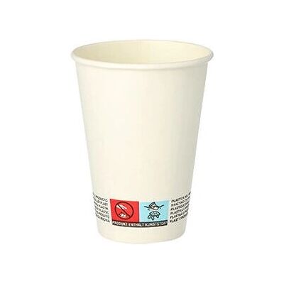 Papstar 87906 engångs-kopp - 50 st - 180 ml - Vit - Kartong Papstar 87906 engångs-kopp - 50 st - 180 ml - Vit - Kartong