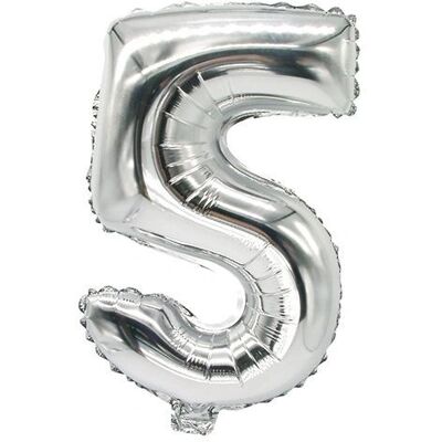 Papstar 86835 Silbern Party Ballon Papstar 86835 Silbern Party Ballon