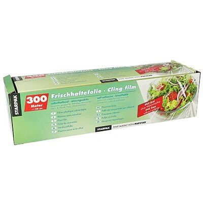 Papstar Voedselfolie 300m - Transparant, Handig en Flexibel Papstar Voedselfolie 300m - Transparant, Handig en Flexibel