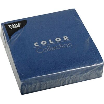 Papstar - 86973 - Bleu - 33x33cm - Paper Napkins - Publicité Papstar - 86973 - Bleu - 33x33cm - Paper Napkins - Publicité