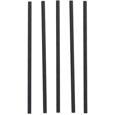 Papstar - 89092 - Noir - 500 pc - Pailles jetables - Publicité Papstar - 89092 - Noir - 500 pc - Pailles jetables - Publicité