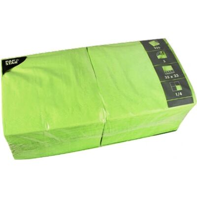 Papstar 81656 Grüne Papierservietten - 250 Stk Papstar 81656 Grüne Papierservietten - 250 Stk