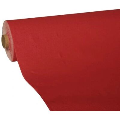 Papstar 81904 Rote Leinendruckt Tischdecke - Tischdecke Papstar 81904 Rote Leinendruckt Tischdecke - Tischdecke