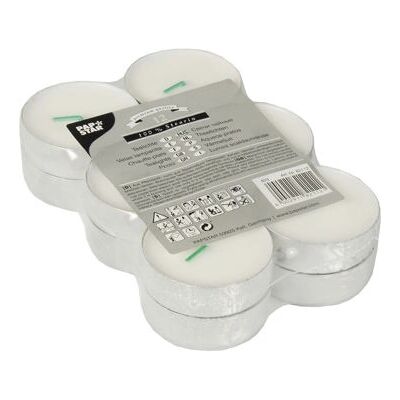 Bougie en cire Papstar 82112 Ronde Blanche - 12 pcs - Publicité Bougie en cire Papstar 82112 Ronde Blanche - 12 pcs - Publicité
