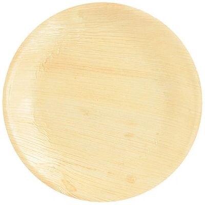 Papstar Palmblattteller 23cm - Einweg und umweltfreundlich Papstar Palmblattteller 23cm - Einweg und umweltfreundlich