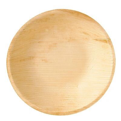Papstar 85515 Disposable Dish Plate - Natural Palm Leaf, 17cm, 25 Pack Papstar 85515 Disposable Dish Plate - Natural Palm Leaf, 17cm, 25 Pack