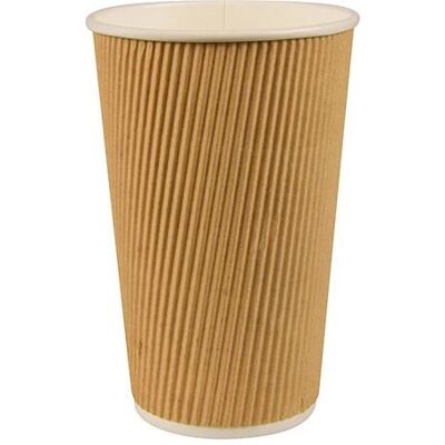 Papstar 86272 Gobelet Jetable - 400ml Muraille Ondulée - Biodégradable - Publicité Papstar 86272 Gobelet Jetable - 400ml Muraille Ondulée - Biodégradable - Publicité