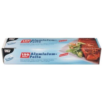 Papstar 86910 Aluminiumfolie - 450mm x 150m - Marron Papstar 86910 Aluminiumfolie - 450mm x 150m - Marron