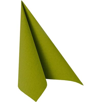 PAPSTAR Servietten - Olivgrün, 40x40 cm, 50 Stück, Hochwertig PAPSTAR Servietten - Olivgrün, 40x40 cm, 50 Stück, Hochwertig