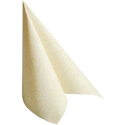 Serviettes PAPSTAR Royal Champagne - 40x40cm, 50 pièces Serviettes PAPSTAR Royal Champagne - 40x40cm, 50 pièces