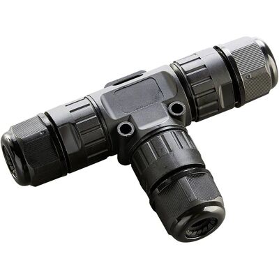 Heitronic IP68 T-Kabelverbinder 9-12mm, 3-Pole, Wasserdicht Heitronic IP68 T-Kabelverbinder 9-12mm, 3-Pole, Wasserdicht