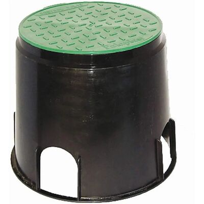 Heitronic Schwarze/Grüne Bodeneinbaudose - IP44 - Abnehmbarer Deckel - Bis 150kg Heitronic Schwarze/Grüne Bodeneinbaudose - IP44 - Abnehmbarer Deckel - Bis 150kg