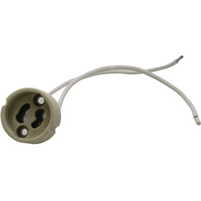Portalámparas GU10 de cerámica HEITRONIC - Universal para LED y Halógenos - 28mm Portalámparas GU10 de cerámica HEITRONIC - Universal para LED y Halógenos - 28mm