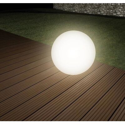 HEITRONIC Boule LED Garden Light - White - 25cm Diameter HEITRONIC Boule LED Garden Light - White - 25cm Diameter