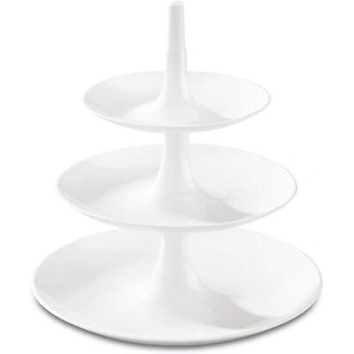 Koziol Babell L Vassoio da Servizio Bianco - Resistente, Ecologico, 3 Livelli Koziol Babell L Vassoio da Servizio Bianco - Resistente, Ecologico, 3 Livelli