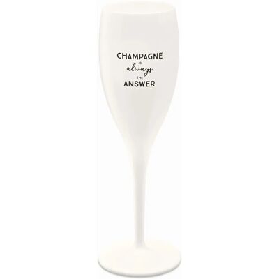 Koziol - Cheers Hvit 100ml Sett - Holdbart plastchampagneglass for fester Koziol - Cheers Hvit 100ml Sett - Holdbart plastchampagneglass for fester