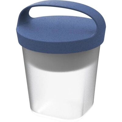 Contenant repas biologique Koziol Buddy - 0.5L, Bleu/Blanc - Publicité Contenant repas biologique Koziol Buddy - 0.5L, Bleu/Blanc - Publicité
