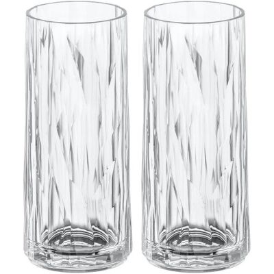 Koziol Long Drink Glass Superglas 2-pak - Transparent - Cocktailglass Koziol Long Drink Glass Superglas 2-pak - Transparent - Cocktailglass