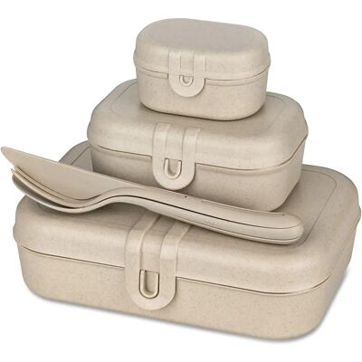 Koziol Pascal Ready Lunchbox-Set - Lebensmittelbehälter & Besteck Koziol Pascal Ready Lunchbox-Set - Lebensmittelbehälter & Besteck