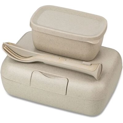 Koziol Candy Ready Beige madkasse sæt - Holdbart & Miljøvenligt Koziol Candy Ready Beige madkasse sæt - Holdbart & Miljøvenligt