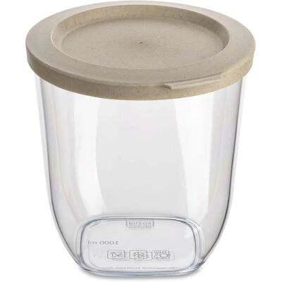 Koziol Connect Dry S Récipient de Rangement - 1L - Sable - Rangement alimentaire - Publicité Koziol Connect Dry S Récipient de Rangement - 1L - Sable - Rangement alimentaire - Publicité