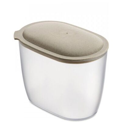 Koziol Vorratsdose Connect M 1.4 l, Sand, Vorratsbehälter, Braun - Connect Oval Storage M Koziol Vorratsdose Connect M 1.4 l, Sand, Vorratsbehälter, Braun - Connect Oval Storage M