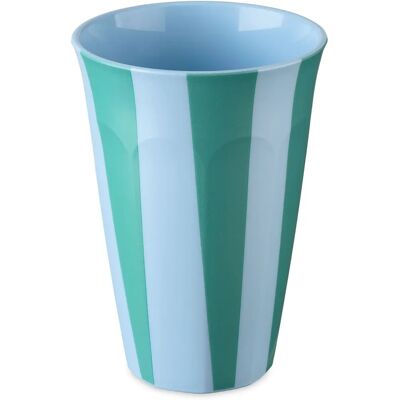 Koziol Nora Becher L gestreift blau-grün Koziol Nora Becher L gestreift blau-grün