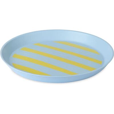 Koziol Nora Frühstücksteller - Rund Blau Gelb - Frühstücksteller Koziol Nora Frühstücksteller - Rund Blau Gelb - Frühstücksteller
