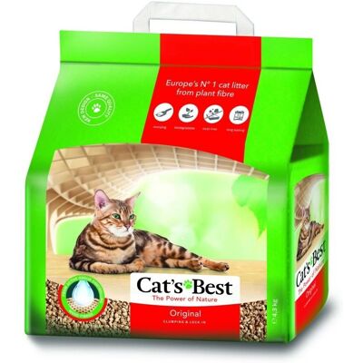 Cats Best OkoPlus Holzklumpende Katzenstreu - Umweltfreundlich, 10L Cats Best OkoPlus Holzklumpende Katzenstreu - Umweltfreundlich, 10L