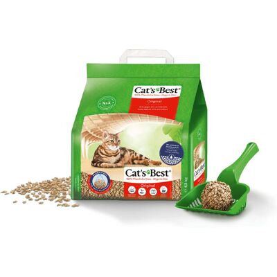 Cat's Best Eco Plus Naturlig Biologiskt Nedbrytbar Kattsand - 4,3kg Cat's Best Eco Plus Naturlig Biologiskt Nedbrytbar Kattsand - 4,3kg