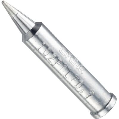 Ersa Model 0102PDLF07 Soldering Tip - 0.7mm, Straight, Series 102 Ersa Model 0102PDLF07 Soldering Tip - 0.7mm, Straight, Series 102