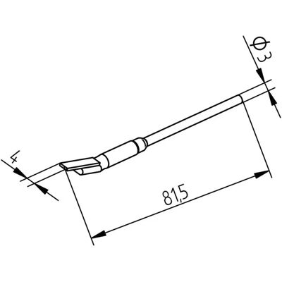 Punta dissaldatore 4 mm - Accessorio Punta dissaldatore 4 mm - Accessorio