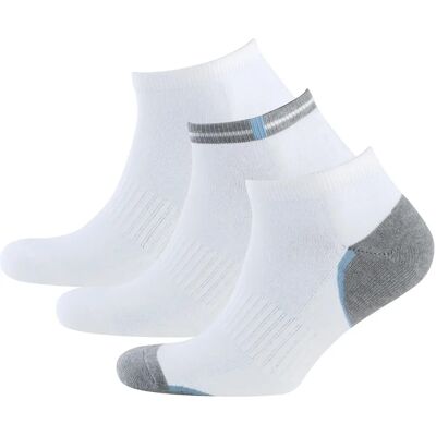 Nur Der 3er Pack Sneaker Sport aus atmungsaktiver Baumwolle kurze Sportsocken mit gepolsterter Sohle Herren Nur Der 3er Pack Sneaker Sport aus atmungsaktiver Baumwolle kurze Sportsocken mit gepolsterter Sohle Herren