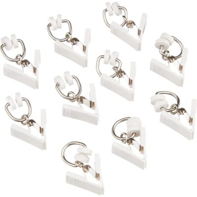 Gardinia T-Ring Serie - Gardinenringe mit Clips Gardinia T-Ring Serie - Gardinenringe mit Clips